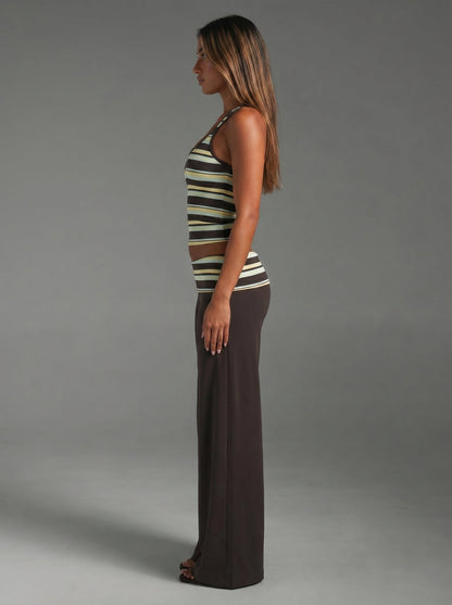 Close-up of the stripe pattern on the Paradise Stripe Set.