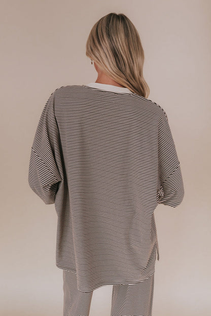 Striped  Oversize Set