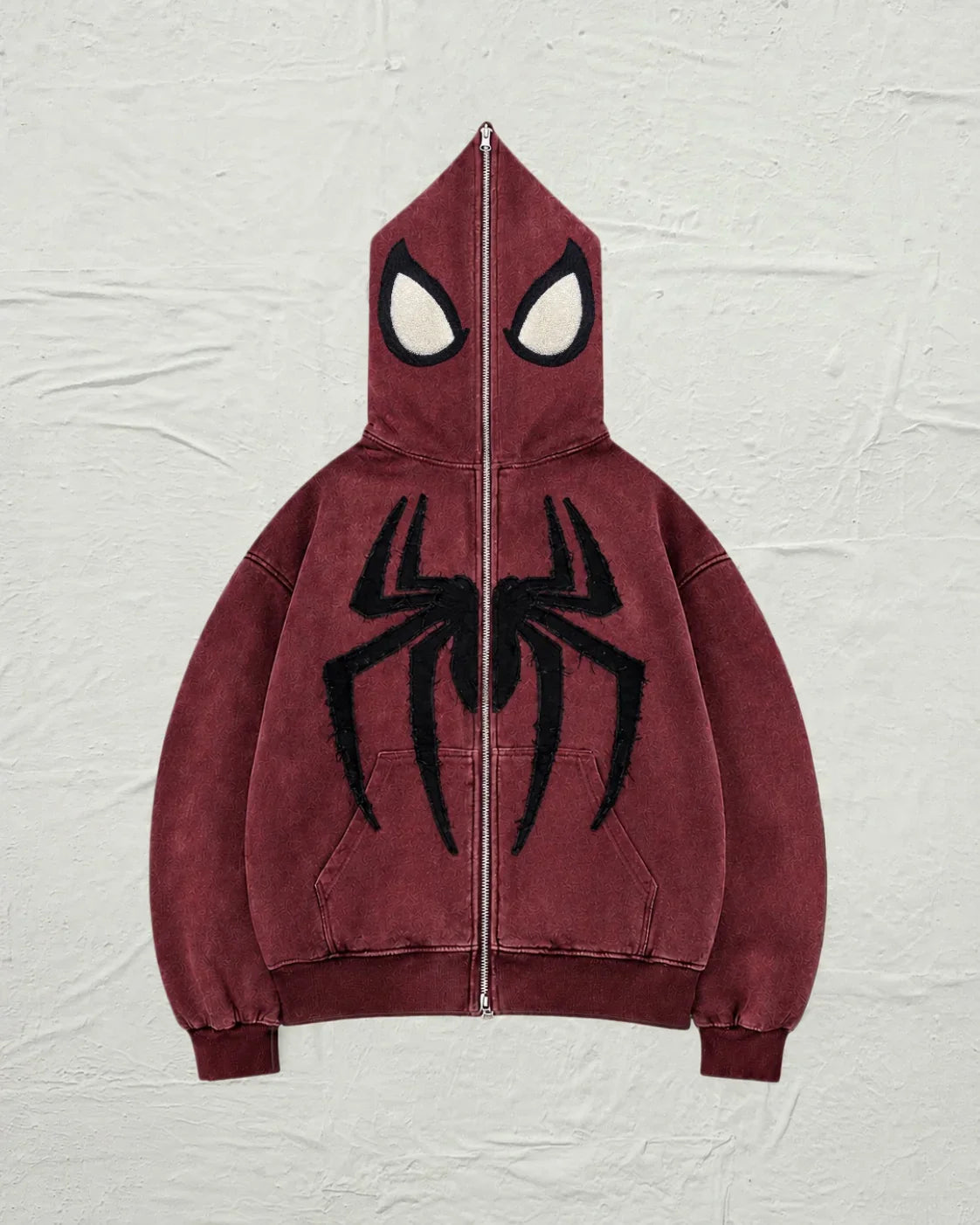 Blood Red Spider Full-Zip Hoodie
